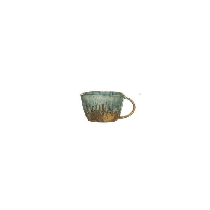 Reactive Crackle Glaze Mug