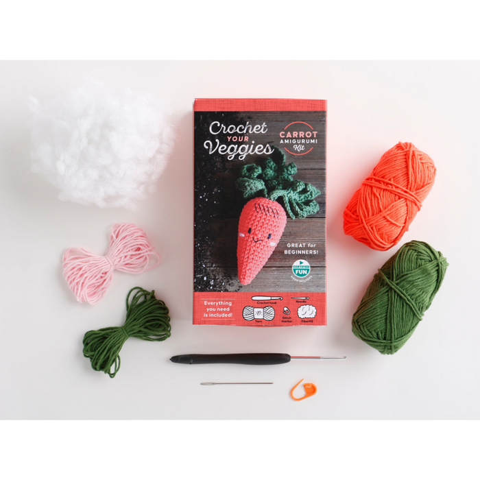 Crochet Your Veggies Amigurumi Kit Carrot
