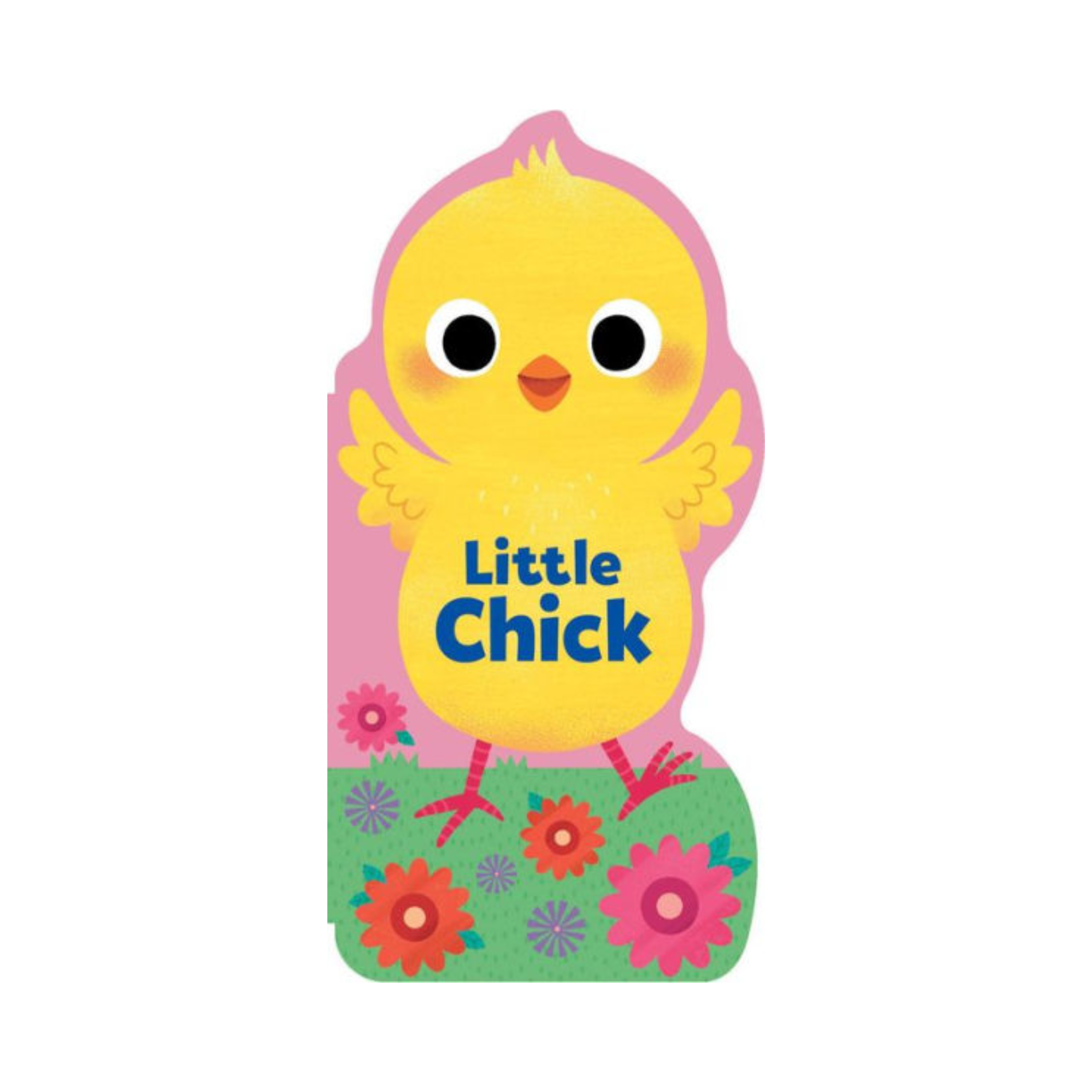 Children's book cover with a yellow chick illustration and 'Little Chick' text on a white background