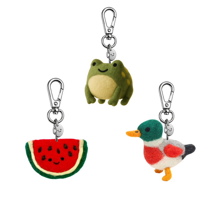 Felt Fruit Keychain