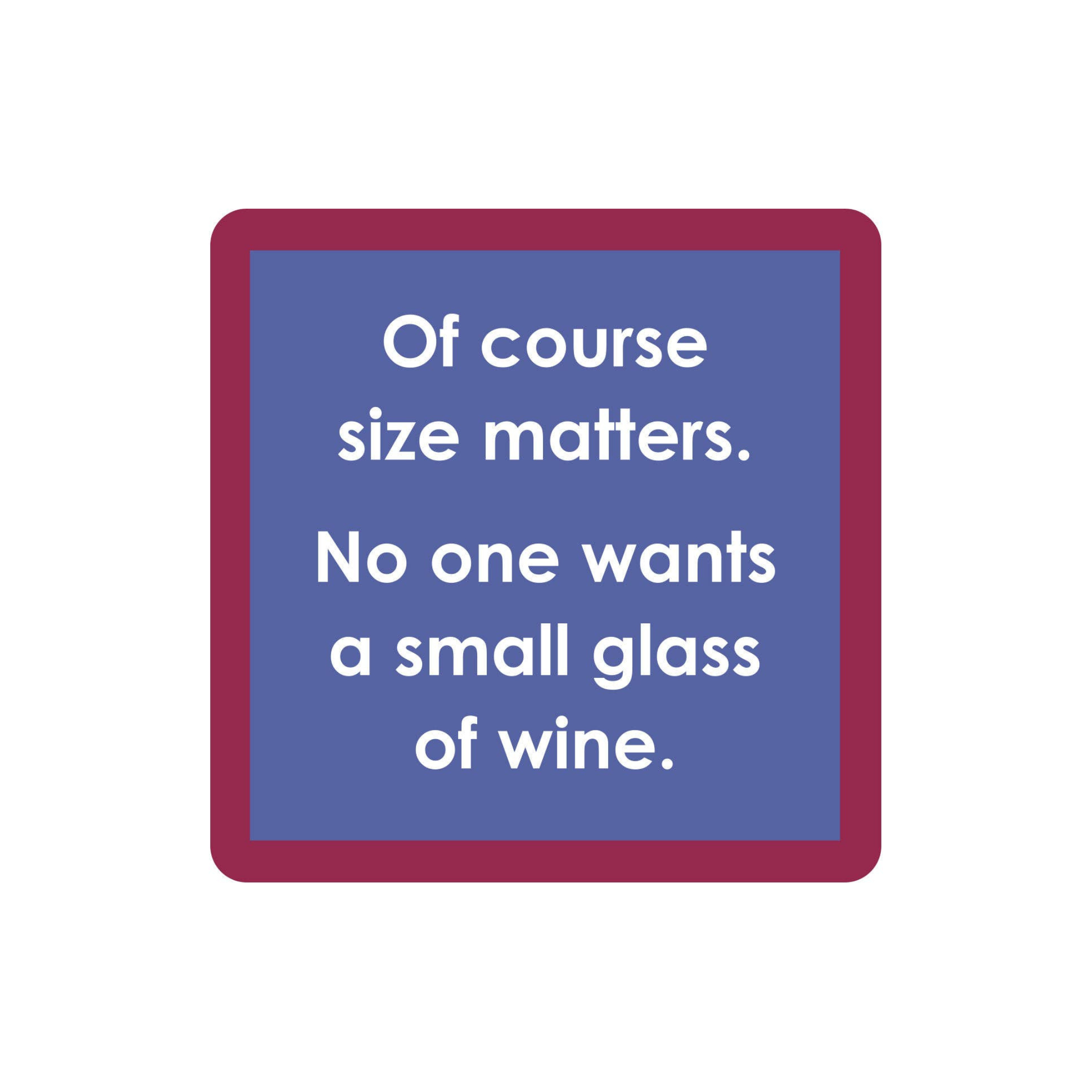 Blue square with white text on a white background