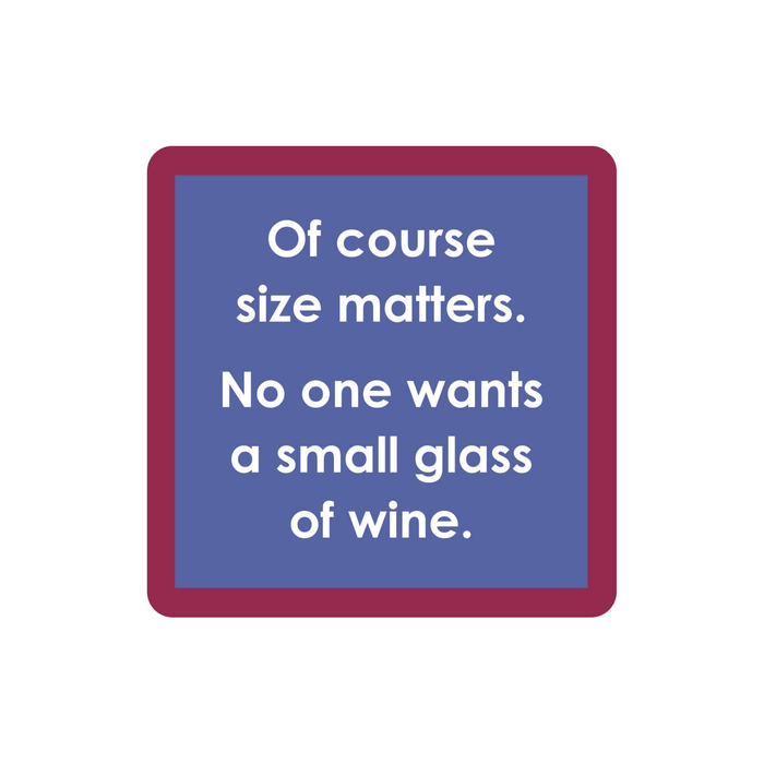 Blue square with white text on a white background