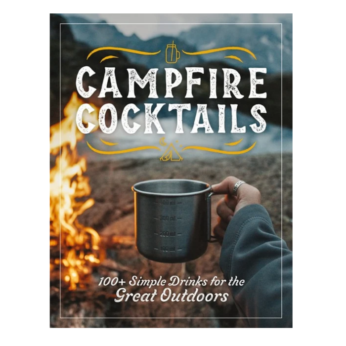 Campfire Cocktails Book on white background 