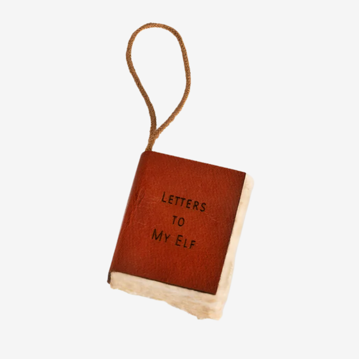 Letters To My Elf Book Ornament