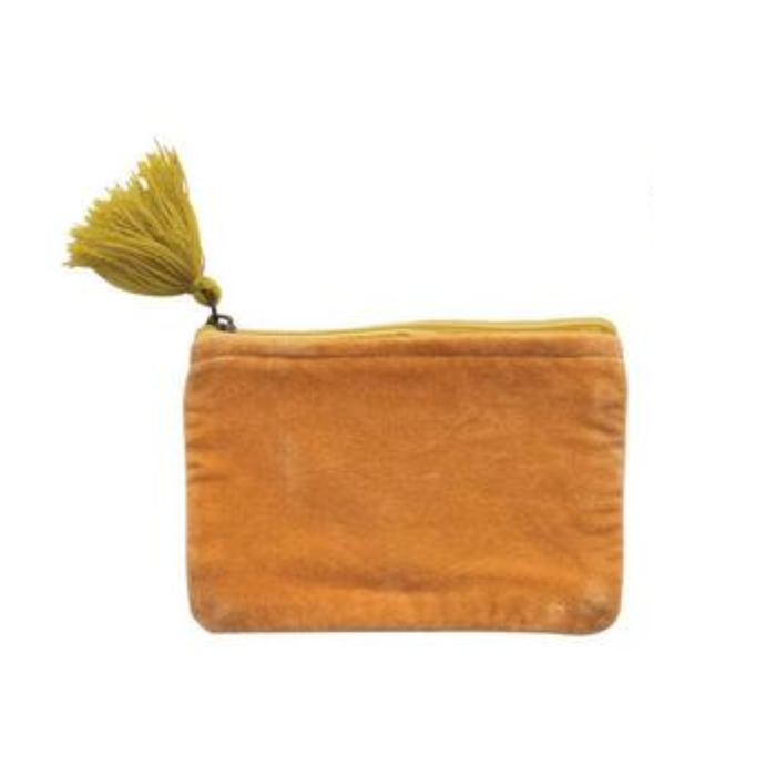 Velvet Zip Pouch