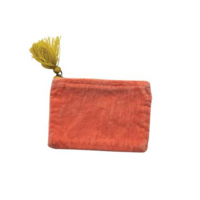 Velvet Zip Pouch