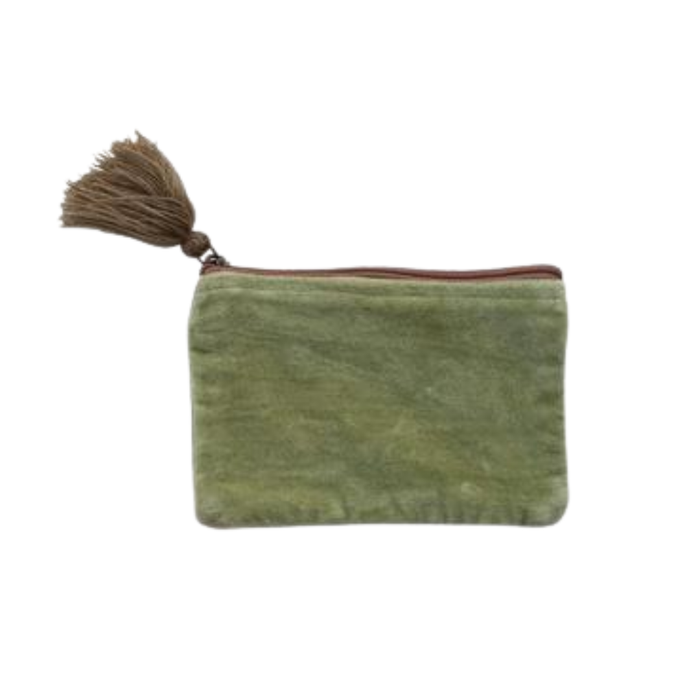 Velvet Zip Pouch