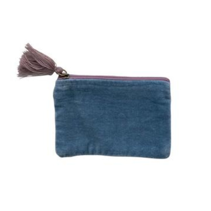 Velvet Zip Pouch