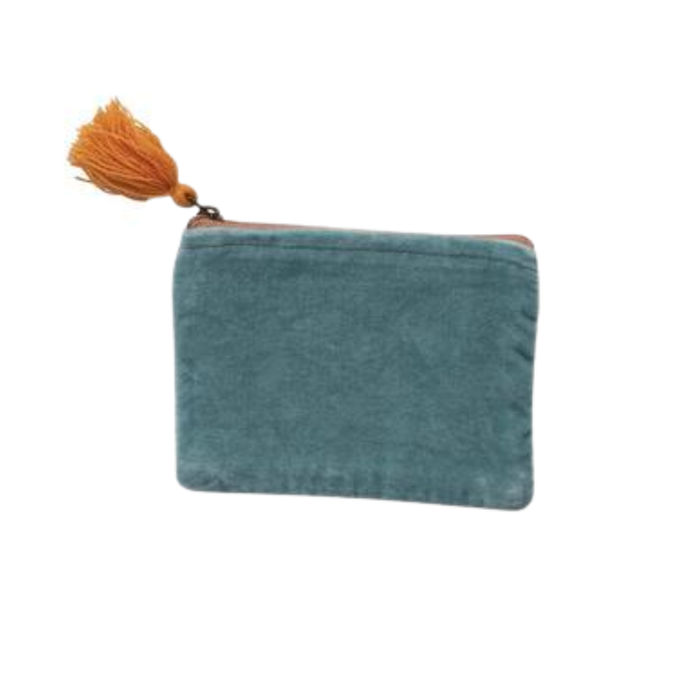 Velvet Zip Pouch