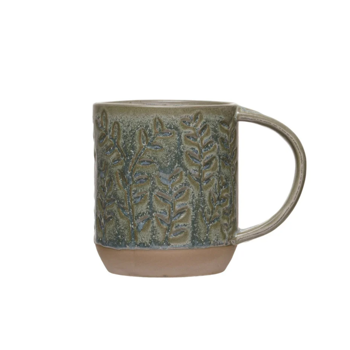 16 oz. Debossed Stoneware Mug