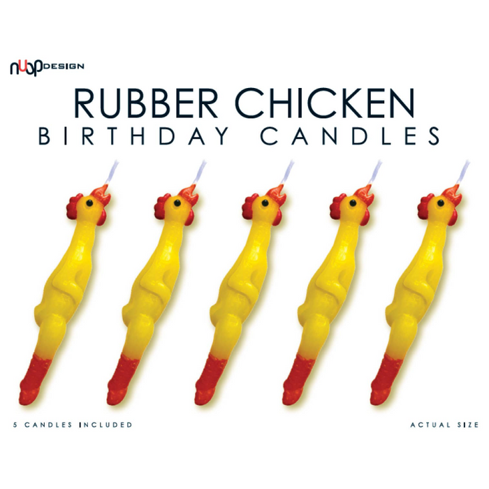Rubber Chicken Candles