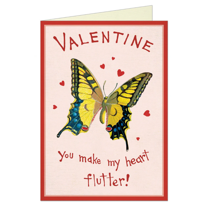 Valentine's  Butterfly Greeting Card