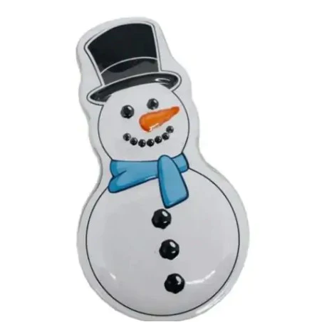 Snowman Poop Candy Tin