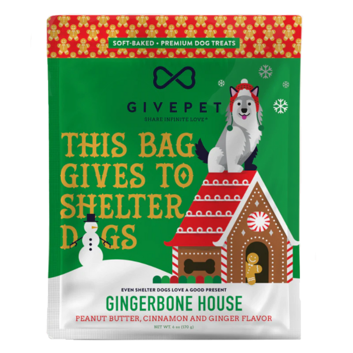 Gingerbone House Soft-Baked Dog Treats - 6oz Bag