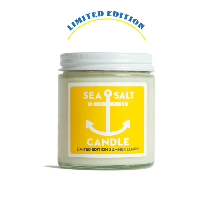 Sea Salt Summer Lemon Candle