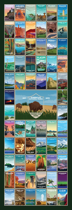America's National Parks -Pano Box Puzzle