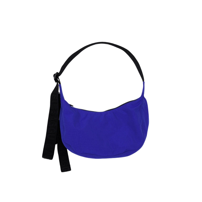 Small Nylon Crescent Bag - Lapis