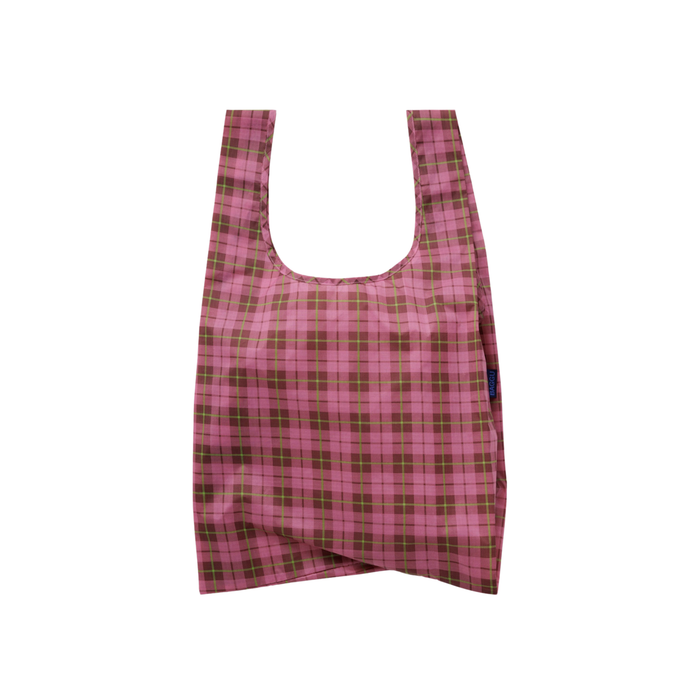 Standard Baggu - Azalea Pink Tartan