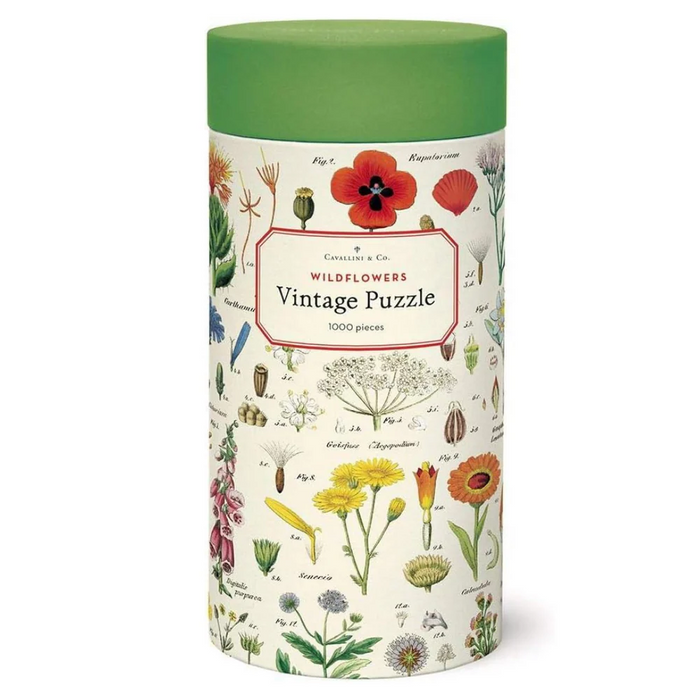 Vintage Wildflowers 1000 Piece Puzzle