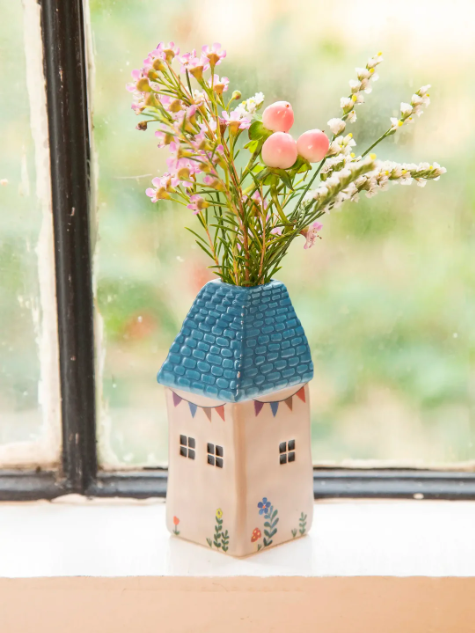 Quaint Cottage Bud Vase