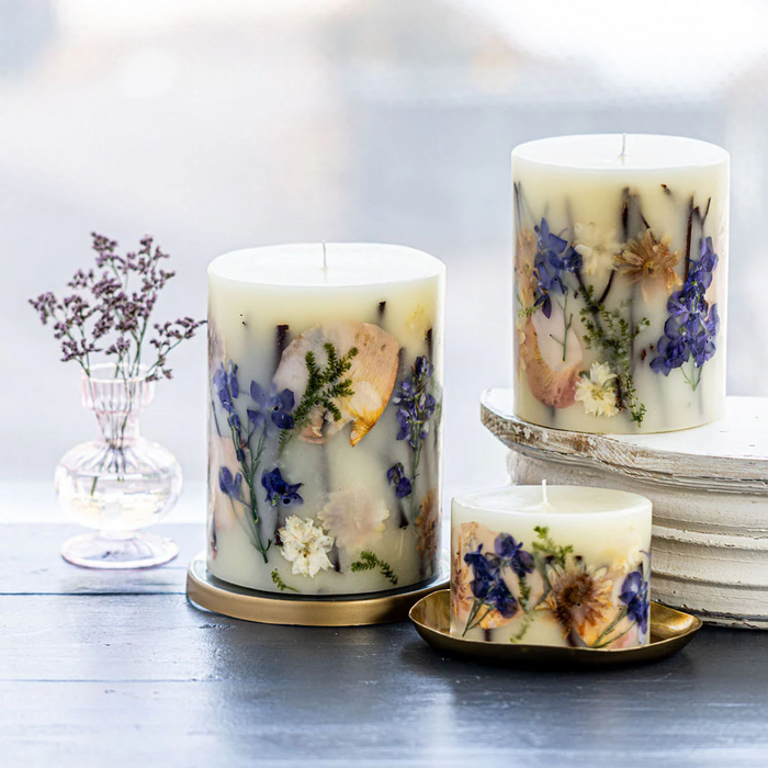 Large Accent Botanical Candle - Vanilla Rain