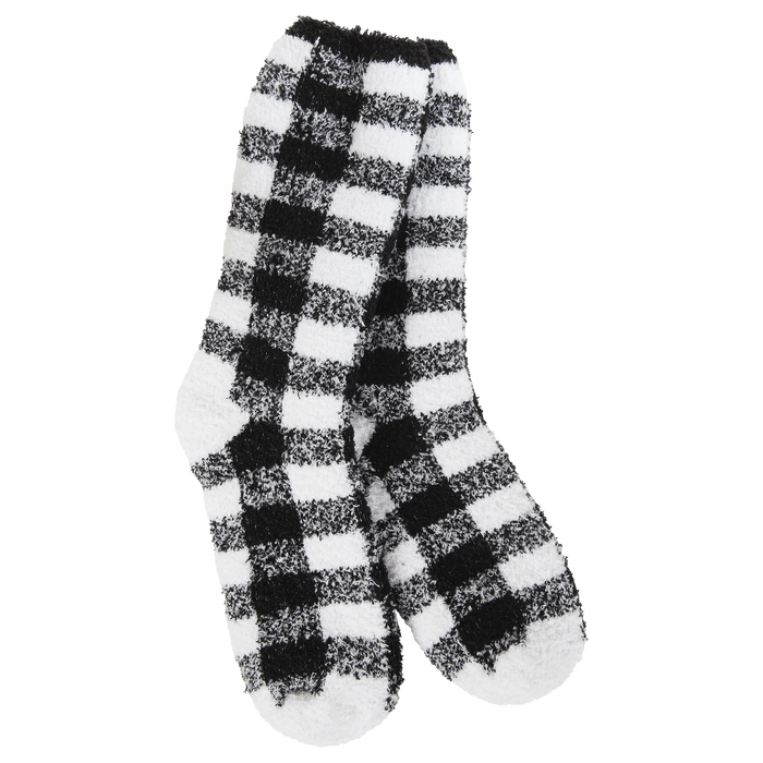 White/ black socks
