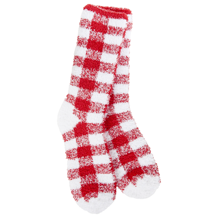 Knit Pickin' Cozy Plaid Crew Socks