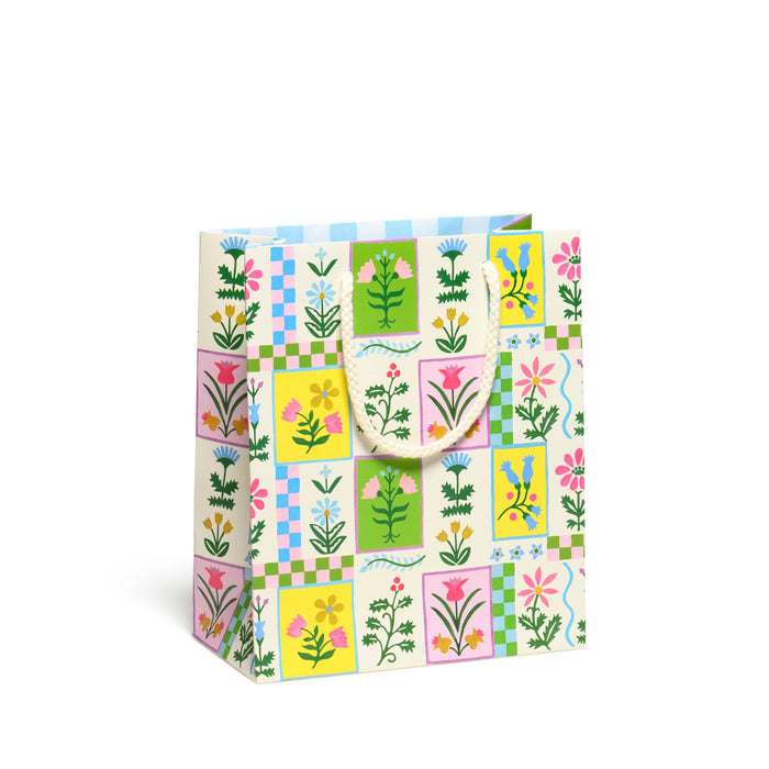 Retro Flowers Gift Bag