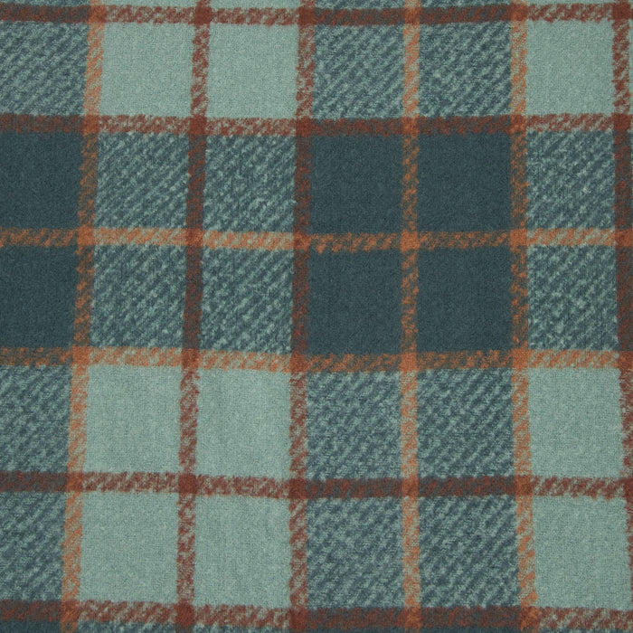 Kylie Windowpane Plaid Fringe Winter Scarf