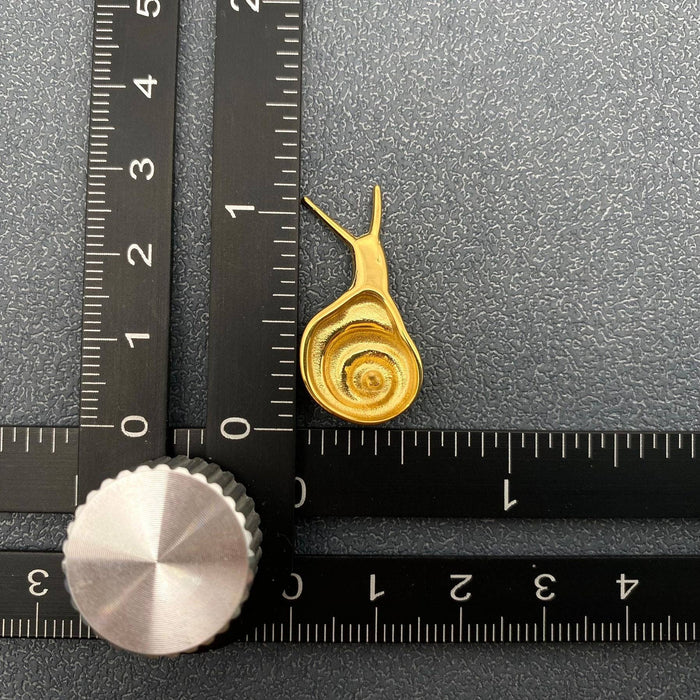 Stainless Steel Snail Stud Earrings