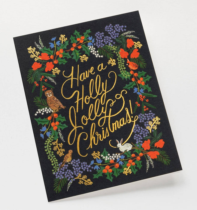 Holly Jolly Christmas card