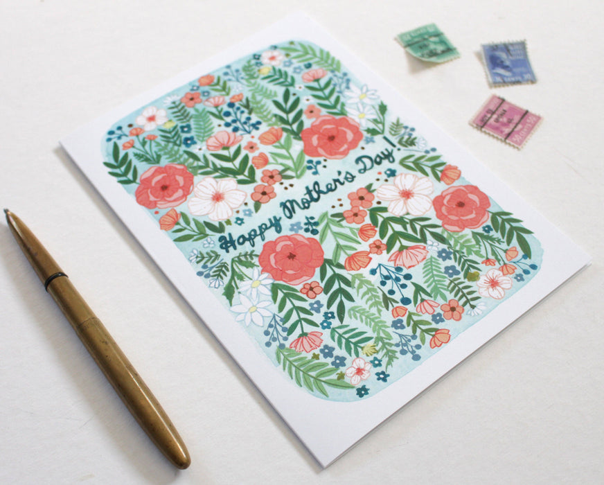 Mother's Day Card - Pink Floral Mother's Day Card