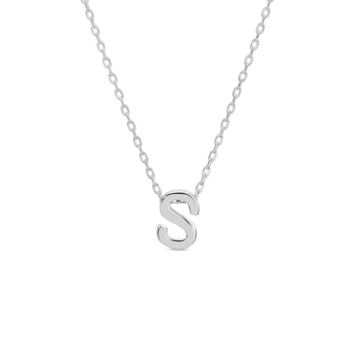 Small Initial Necklace