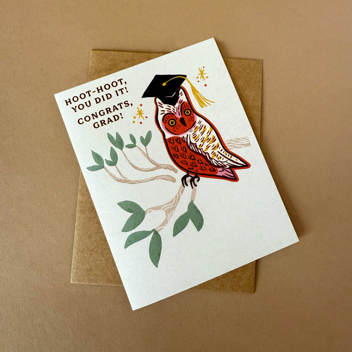 Owl Graduation Card