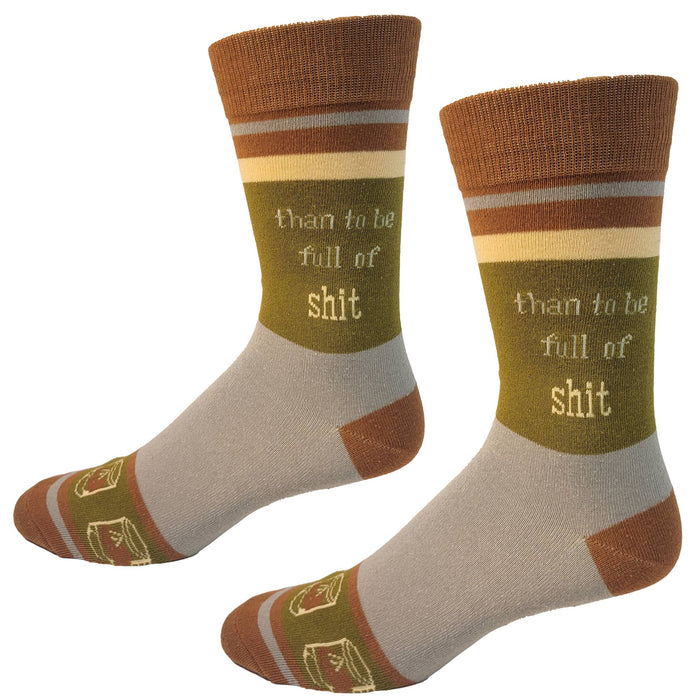 Better to be Full of Whiskey Men's Socks