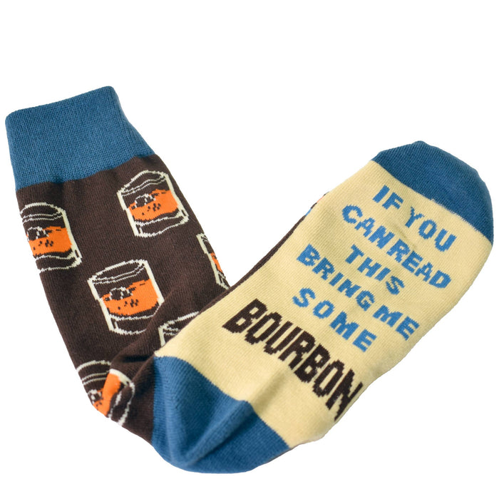 If You Can Read This Bring Me Some Bourbon Men's Socks