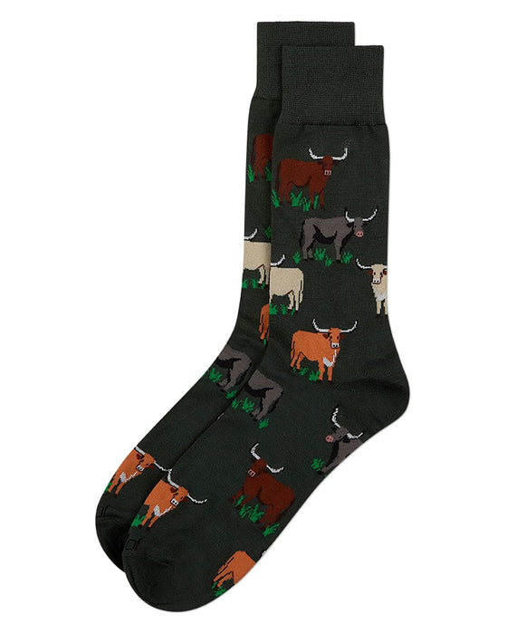 Longhorn Men's Bamboo Crew