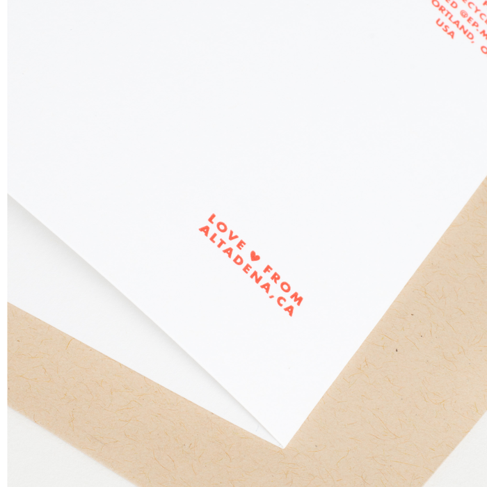 Birthday Hat Dog Letterpress Greeting Card by Fugu Fugu