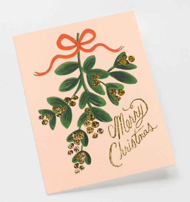 Mistletoe Christmas Card