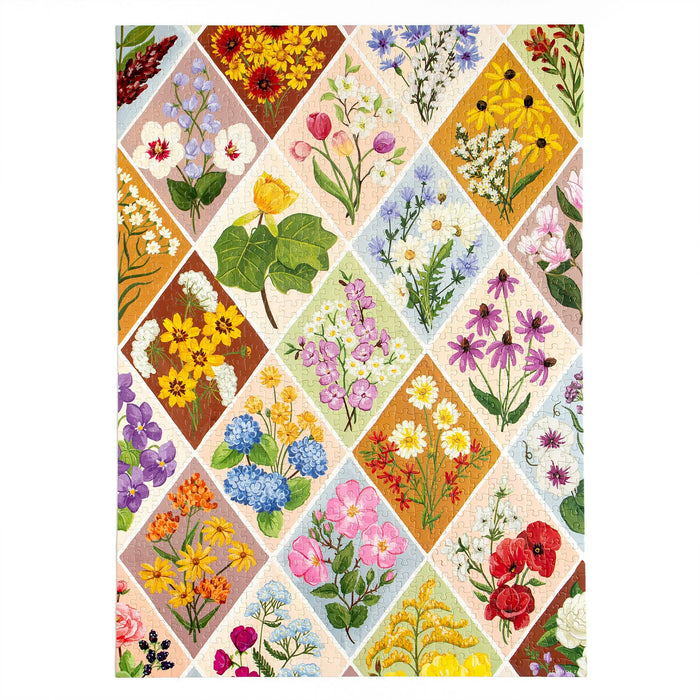 Vintage Blooms - 1,000 Piece Floral Jigsaw Puzzle