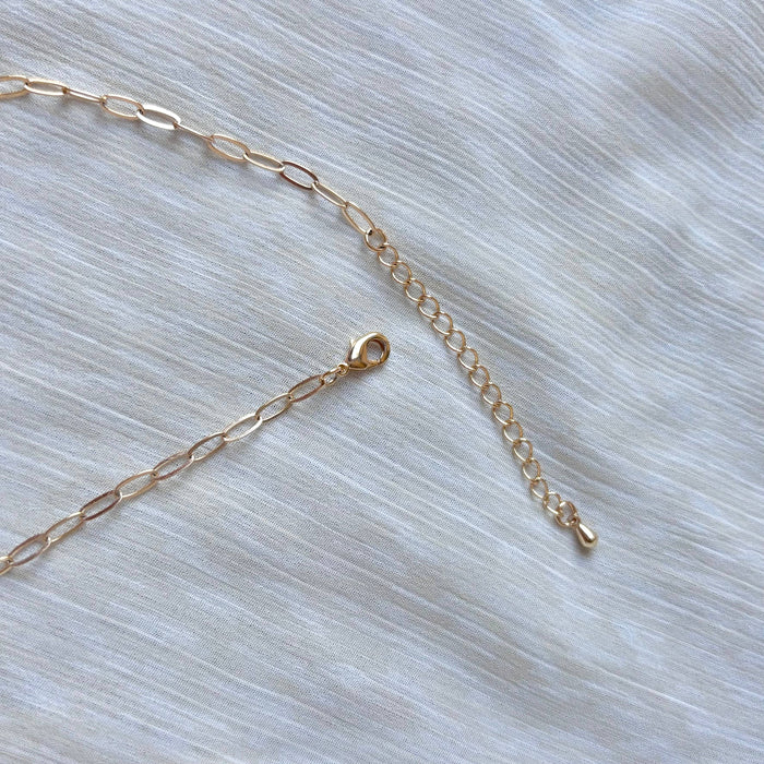 Rectangle Box Chain Necklace