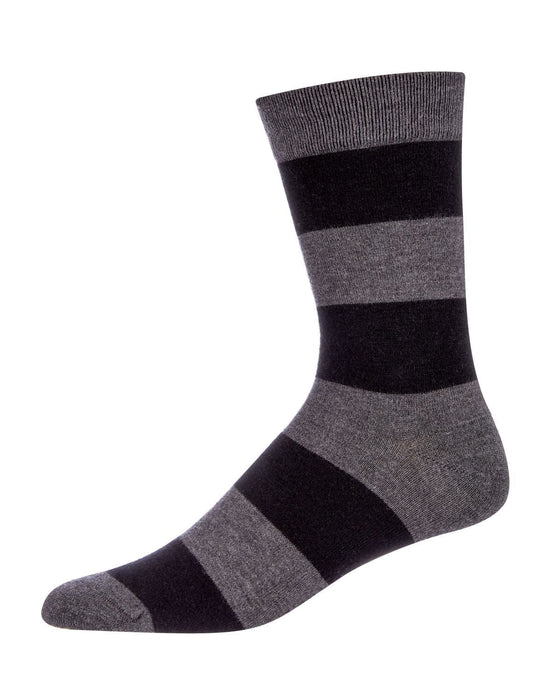 Rugby Stripe Cashmere Men's Crew