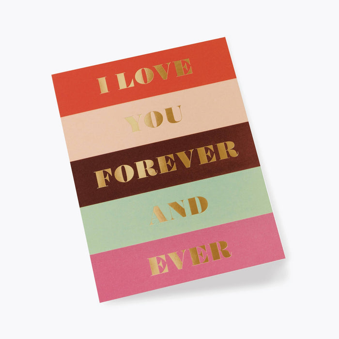 Color Block Love Card