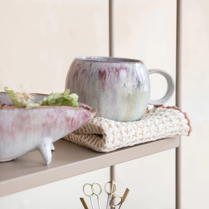 Stoneware Mug, Reactive Glaze