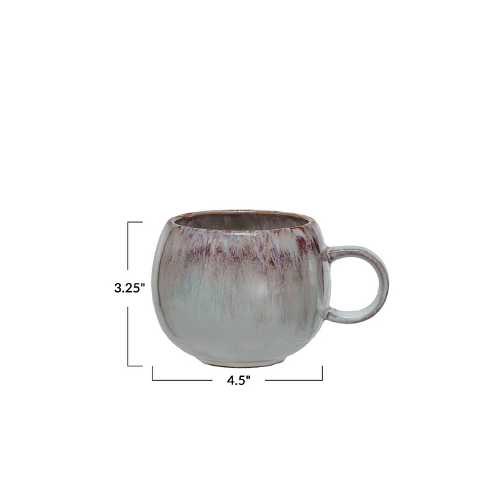 Stoneware Mug, Reactive Glaze
