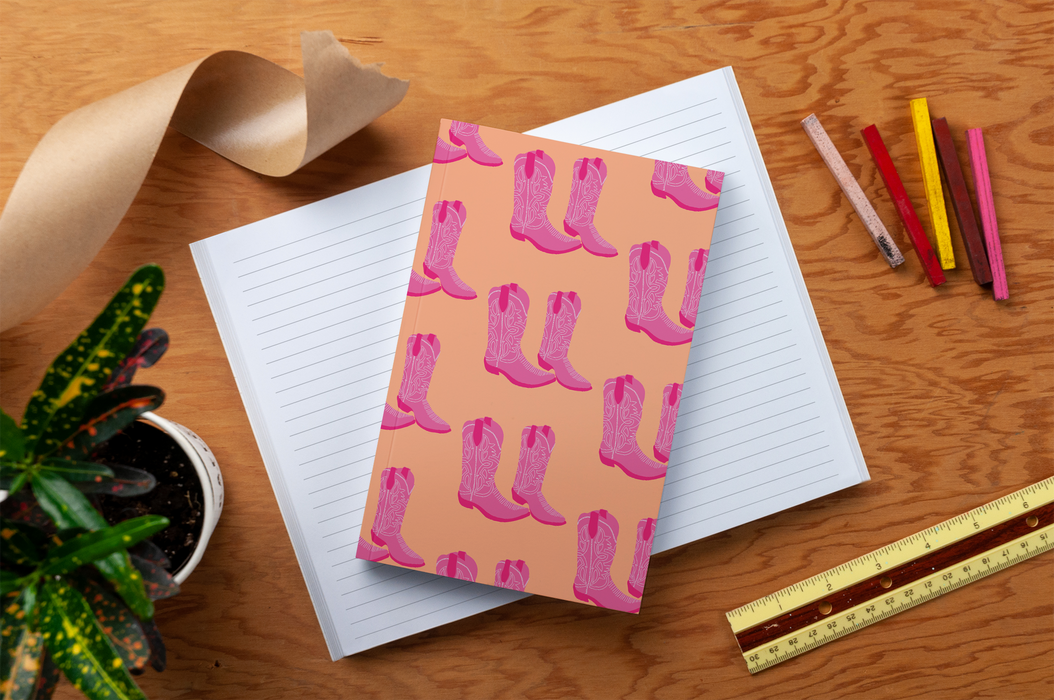 Pink on Blush Classic Layflat Notebook