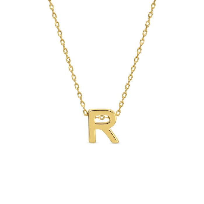 Small Initial Necklace