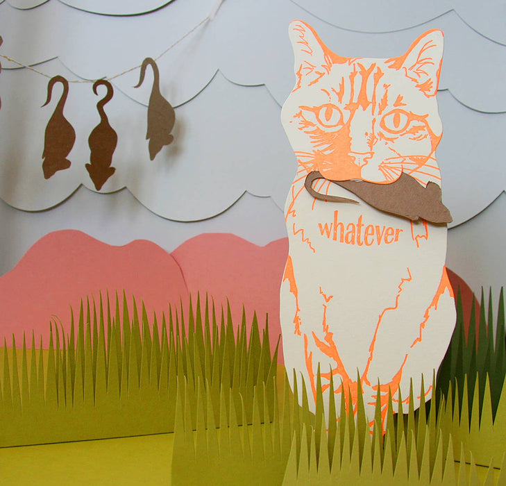 Whatever Cat Card