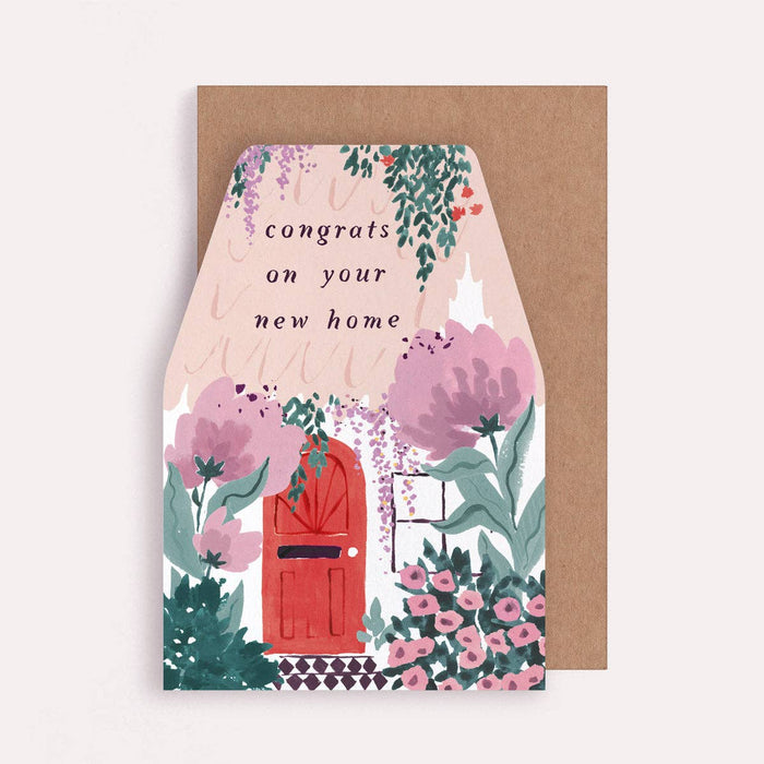 New House Flower Card
