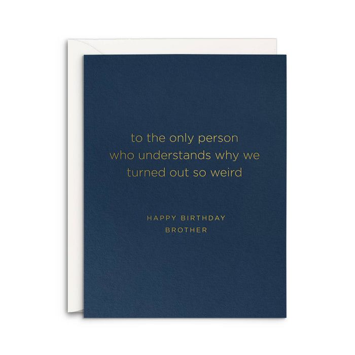 Brother Birthday Greeting Card